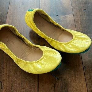 Just in time for Easter a pair of women’s Tieks size 7 yellow patent leather